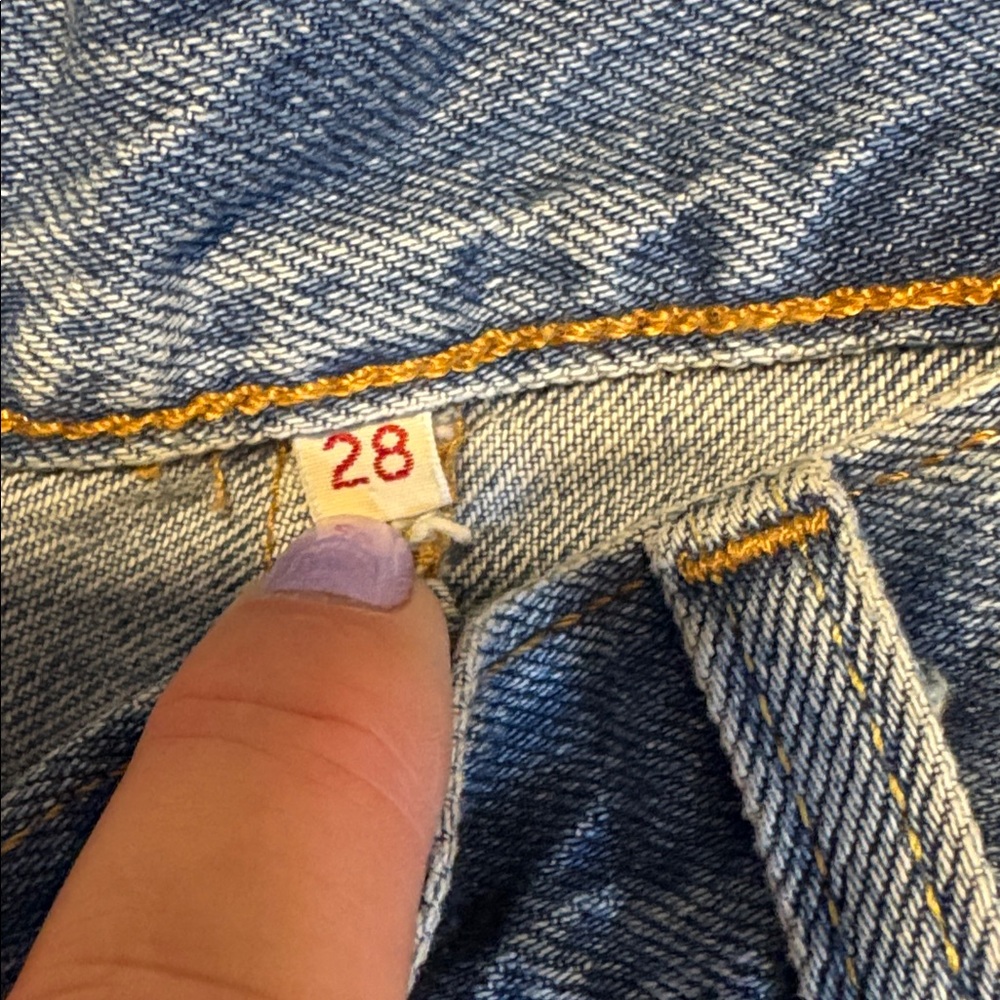 Levi's Blue Denim Maxi Skirt - Picture 5 of 12